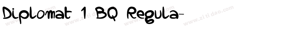 Diplomat 1 BQ Regula字体转换